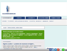 Tablet Screenshot of colocationetudiante.com